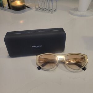 Givenchy Gold-Toned Women's Sunglasses Oval 7203